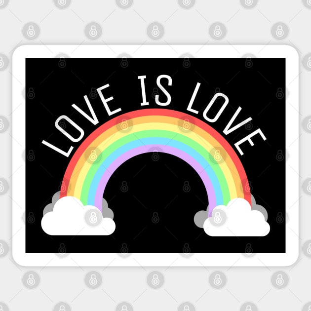 Love Is Love White Sticker by felixbunny